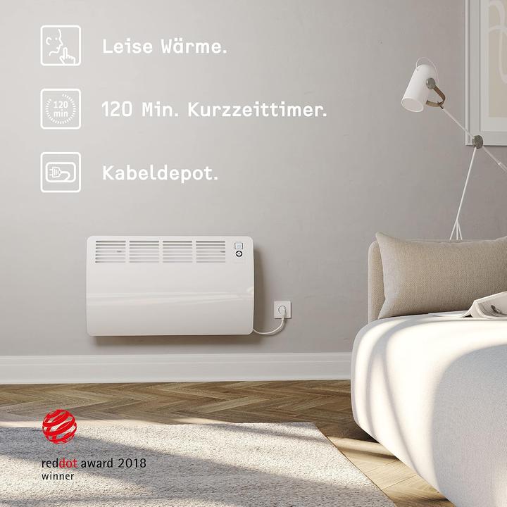 Actual product image Stiebel Eltron CON 20 Premium, 2.0 kW wall convector for approx. 25 m², VDE tested (2000 W)