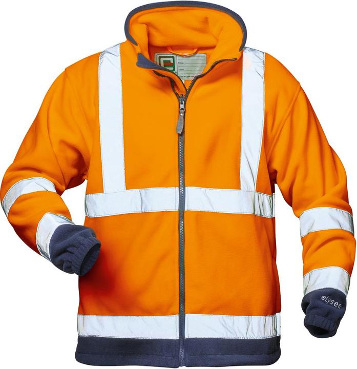Produktbild Magni Warn-Fleecejacke Benedikt"Gr. L, orange-marine" (L)