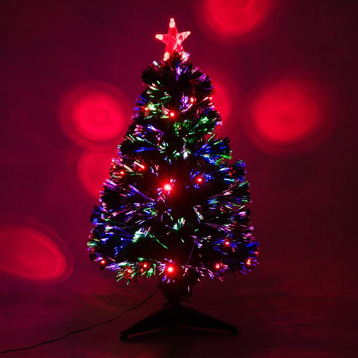 Produktbild Homcom Künstlicher Tannenbaum inklusive Metallständer (90 cm)