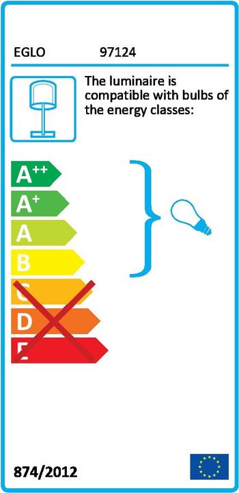 Label énergétique EGLO Carpara (E14)