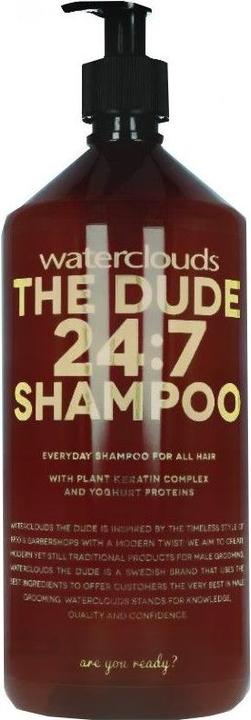 Actual product image Waterclouds The Dude 24:7 Shampoo - 1000ml (1000 ml, Liquid shampoo)