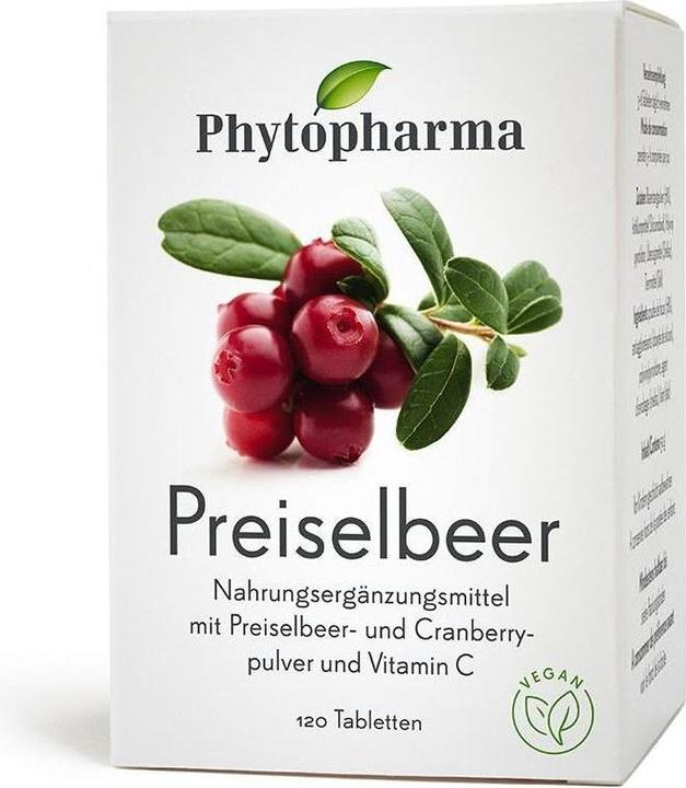 Image du produit Phytopharma Canneberge (120 pièce(s), Cachets, 70 g)