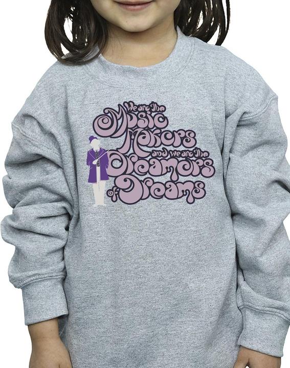 Produktbild Willy Wonka & the Chocolate Factory Dreamers Text Sweatshirt Mädchen (152, 158)
