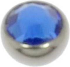 Actual product image Bijouteria 1.2mm Titanium piercing part (Swarovski Crystal, Titanium)