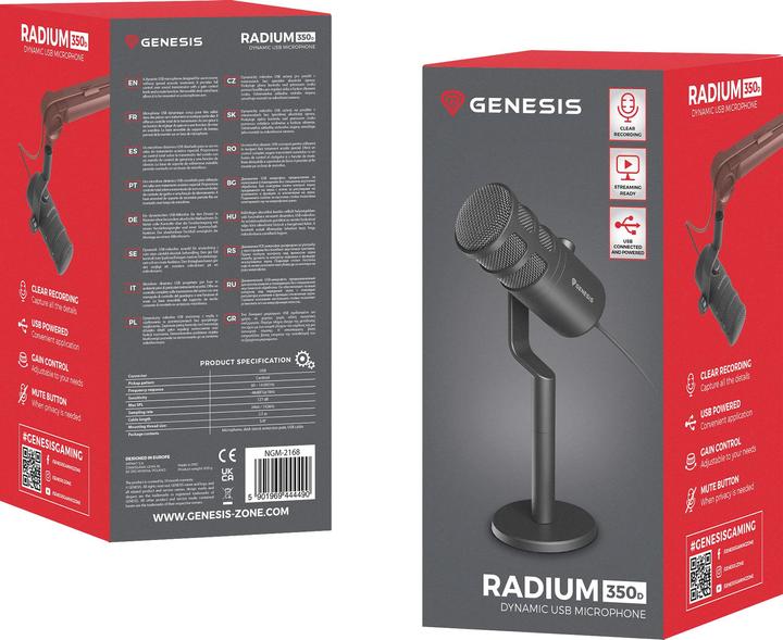 Immagine prodotto Genesis Microfono Radium 350D (NGM-2168)