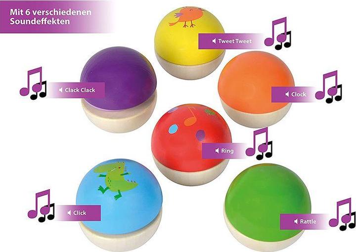 Produktbild Eichhorn Houten Muziekballen, 6st. (Deutsch)