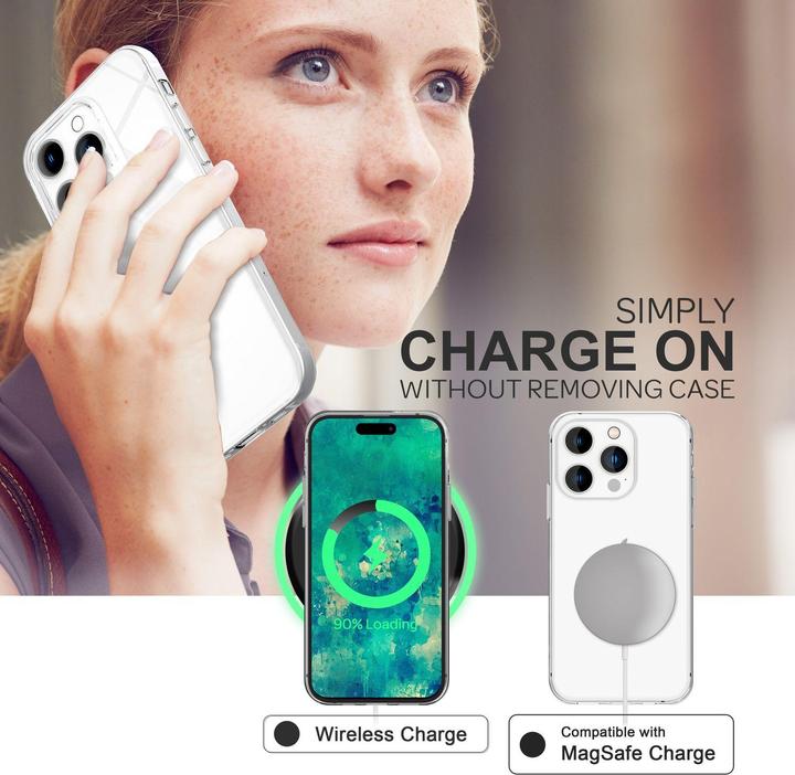 Actual product image Nalia Clear Transparent Silicone Sleeve (Apple iPhone 14 Pro Max)