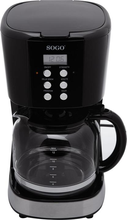 Actual product image Sogo DRIP DIGITAL COFFEE MAKER WITH GLASS JAR,15 CUPS, - 1,8L - 900W