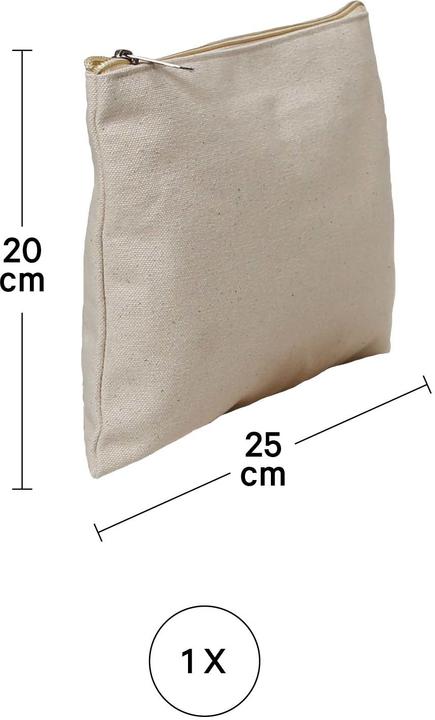 Actual product image I Am Creative Necessiare 25x20cm MAA1212.16 natural, cotton