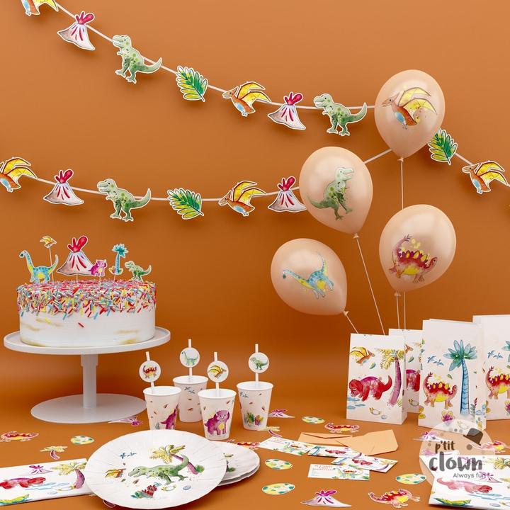 Image du produit P'tit Clown Invitation Dino T Rex