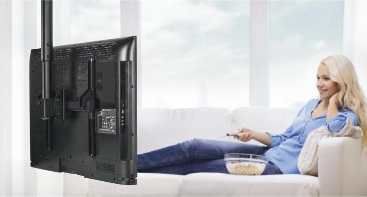 Produktbild Hama TV-Deckenhalterung, schwenkbar, neigbar, 165 cm (65") bis 50 kg (Decke, 65", 50 kg)