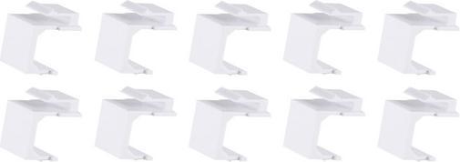 Actual product image Shiverpeaks ®-BASIC-S--Keystone dust cover, white, PU10 (Blind module)