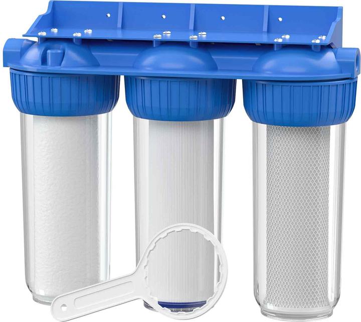 Produktbild Naturewater NW-BR10B4 3 Stufen Filter 5µ 26,16mm 3/4" Sedimentfilter Aktivkohle