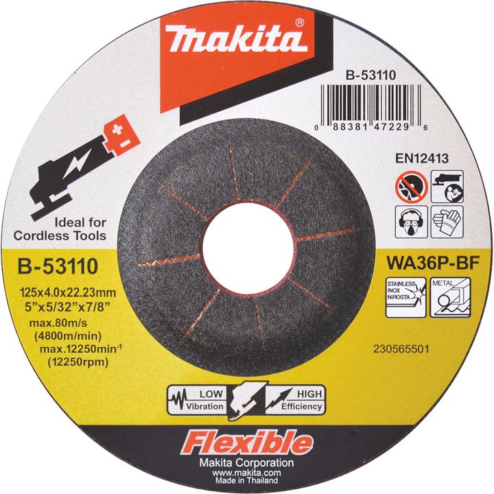 Image du produit Makita Disque à ébarber 125mm flexible (A36P)