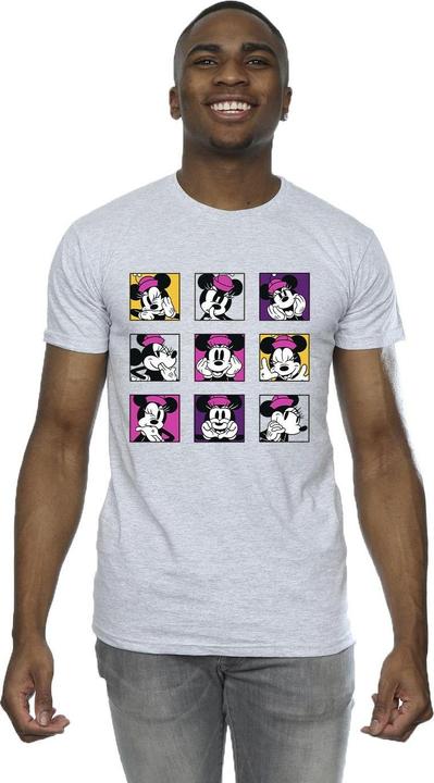 Actual product image Disney Mens Minnie Mouse Squares T-Shirt (S)