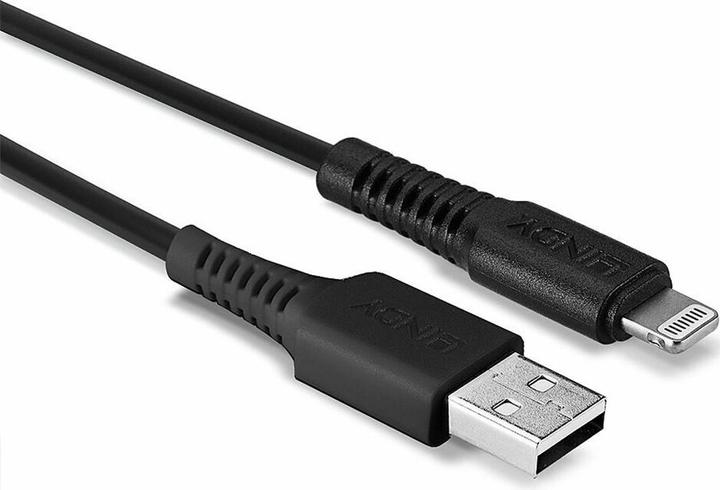 Actual product image Lindy Charge and Sync Cable Apple MFi (1 m, USB 2.0)