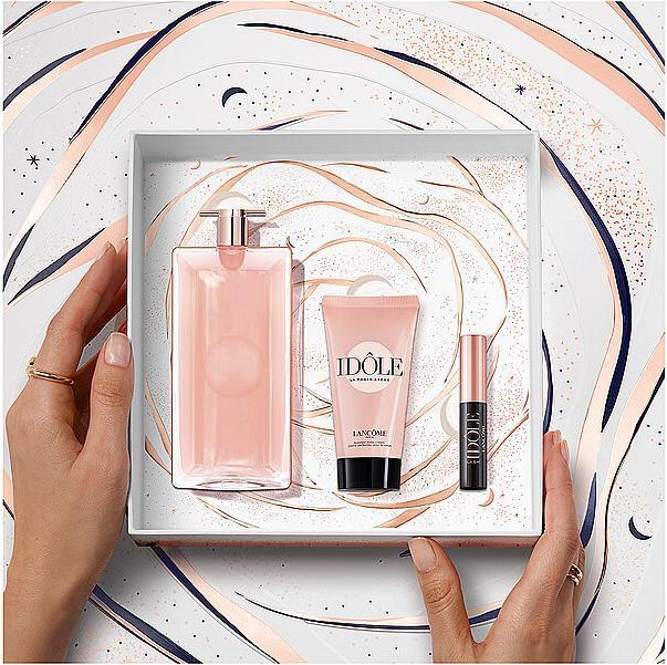 Produktbild Lancôme Idôle 50ml Set Idôle Eau de Parfum 50ml + Idôle Power Cream 50ml + Lash Idôle Mascara Mini (Körperpflegeset, Parfum set)