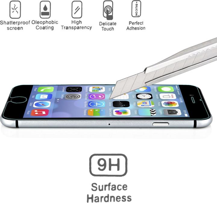Produktbild Nalia Schutzglas (1 Stück, Apple iPhone 6 Plus)