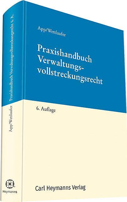 Actual product image Heymanns Practical handbook on administrative enforcement law (German)