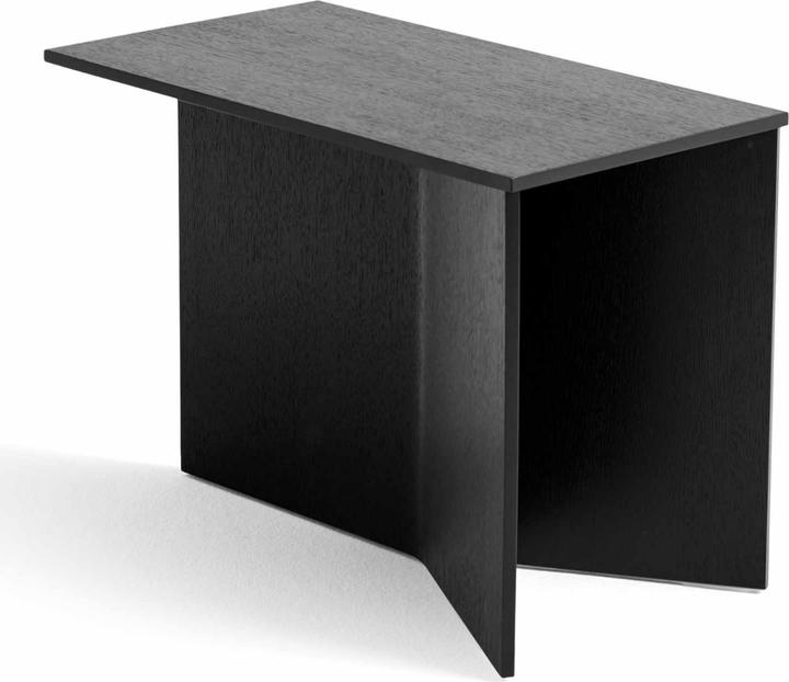 HAY Slit Table Wood - Oblong Black