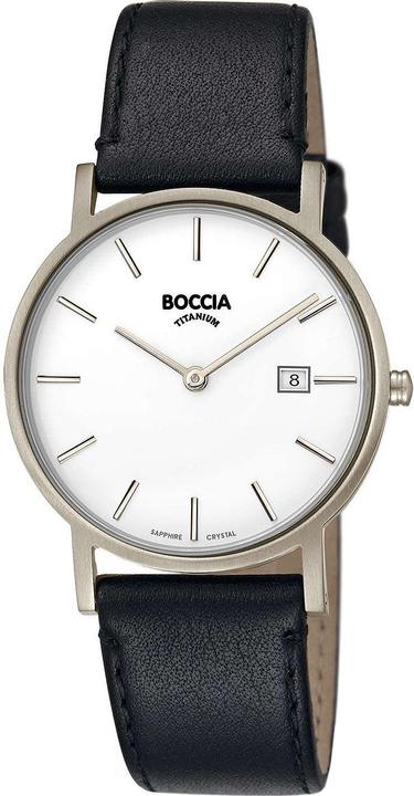 Boccia 3637-02 Herrenuhr Titanium 37mm 5ATM (Analoguhr, 37 mm)