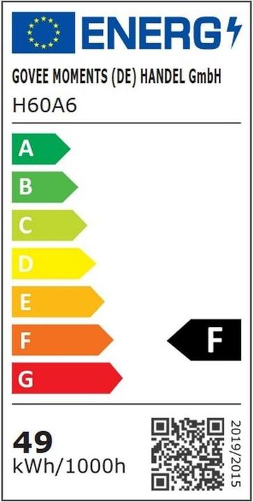 Etichetta energetica Govee Luce a soffitto (3500 lm)