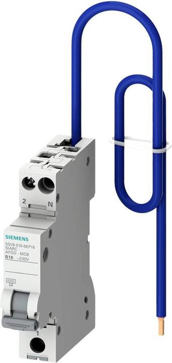 Produktbild Siemens Brandschutz- 5SV6016-6KP16 schalter-LS-Kombi 230V, 6kA, 2polig