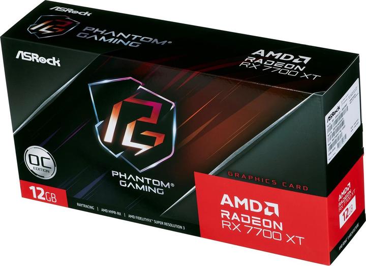 Produktbild AsRock AMD Radeon RX 7700 XT Phantom Gaming OC (12 GB)