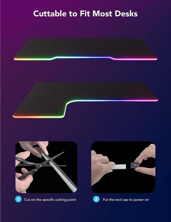 Immagine prodotto Govee Tavolo da gioco neon a strisce LED (RGBIC, 300 cm, Interno)