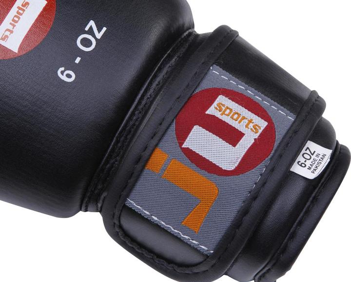Produktbild Ju-Sports Boxhandschuhe Kinder schwarz (6 OZ)