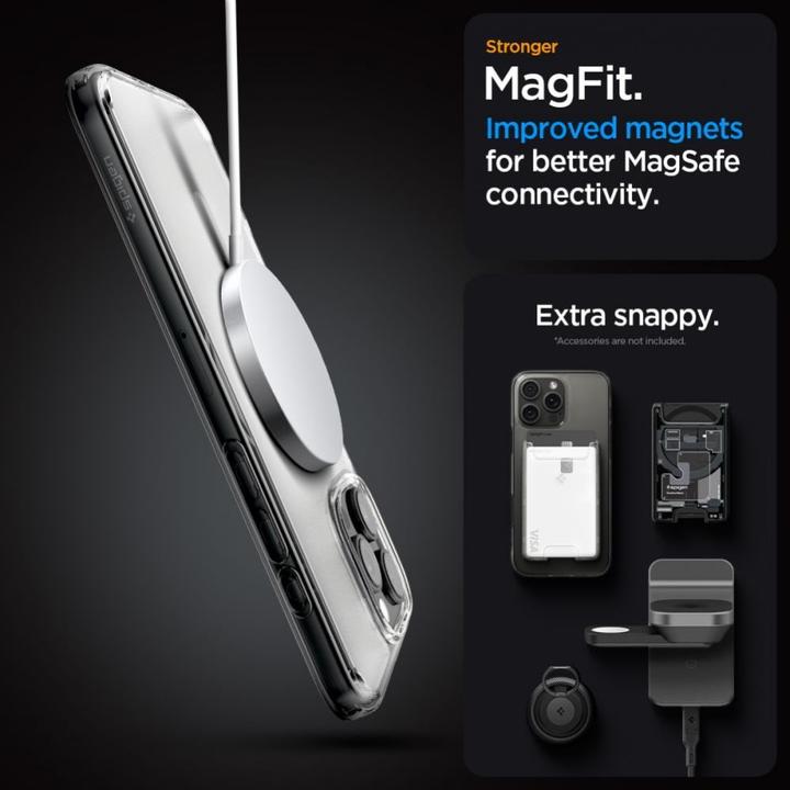 Produktbild Spigen Ultra Hybrid MAG iPhone 16 Pro Max MagSafe frost clear ACS08002 (Apple iPhone 16 Pro Max)