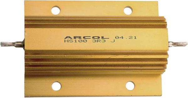 Produktbild Arcol Draht Leistungswiderstand Alu 100W 100R