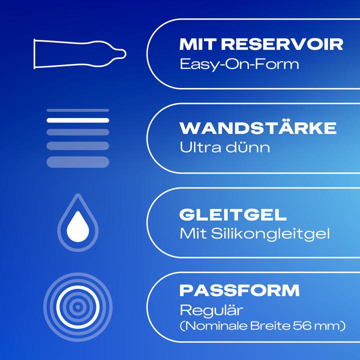 Produktbild Durex Hautnah Classic Präservativ 10 Stk (10 Stk.)