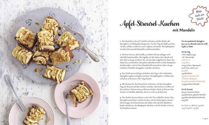 Produktbild 40 Low-Carb-Kuchen aus 1 Teig (Deutsch, Beate Strecker, 2018)