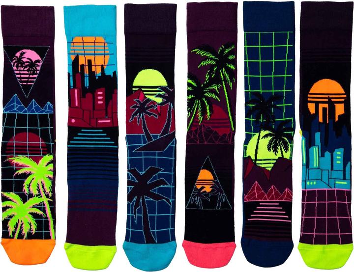 United Oddsocks Retro Wave (3er Pack, 39 - 46)