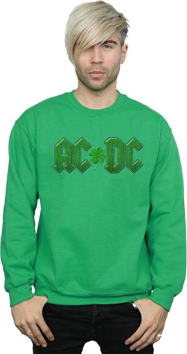 Immagine prodotto AC/DC Felpa in cotone con logo Shamrock per uomo (S)