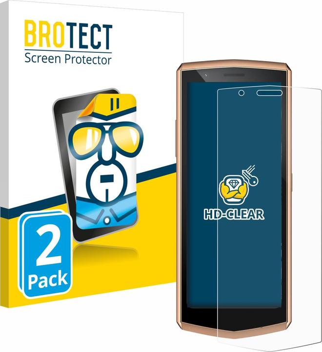 Produktbild BROTECT Schutzfolie Displayschutz Klar (2 Stück, Cubot Pocket 3)