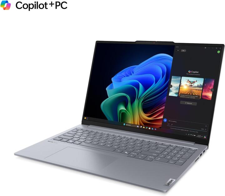 Actual product image Lenovo ThinkBook 16 Gen 7 (16", Snapdragon X Plus X1P-42-100, 16 GB, 512 GB, DE)