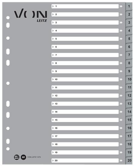Produktbild von Hallers Register A4, 1-20