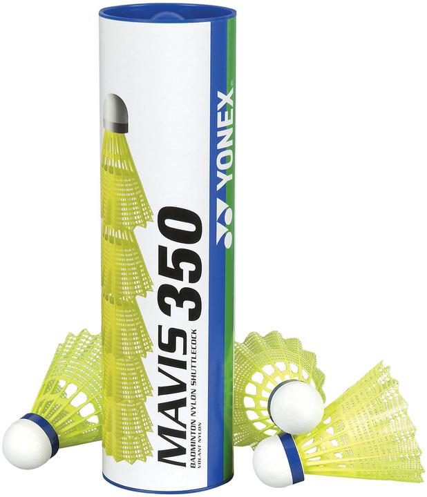 Produktbild Yonex Mavis 350 Nylon gelb blau (1 Dose à 6 Shuttles)