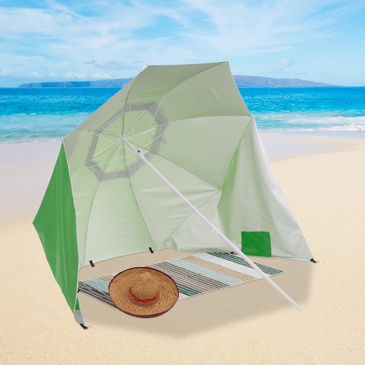 Actual product image Relaxdays Parasol beach shell (1.75 m)