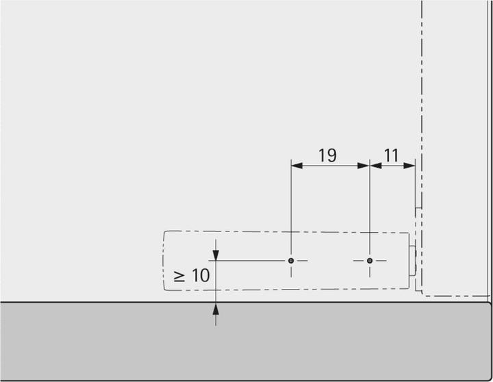 Productafbeelding Hettich Push-to-open magneet voor vastschroeven