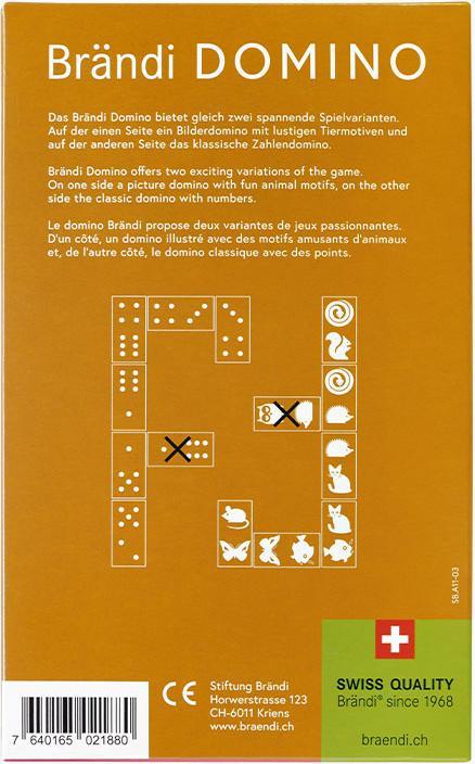 Actual product image Brändi Domino (German, English)