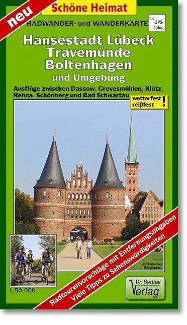 Immagine prodotto Città anseatica di Lubecca, Travemünde, Boltenhagen e dintorni Mappa ciclistica ed escursionistica