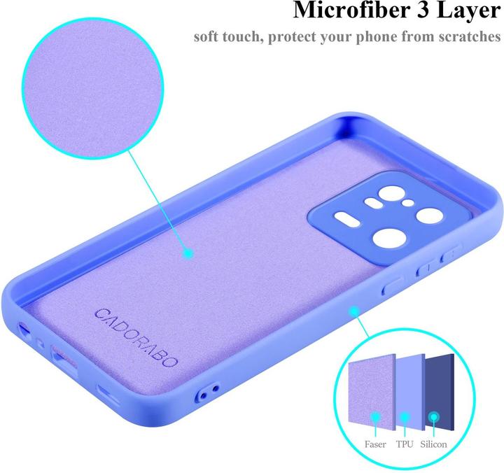 Actual product image Cadorabo Case for Xiaomi 13 Pro 5G TPU in liquid protection silicone design (Xiaomi Redmi Note 13 Pro 5G)