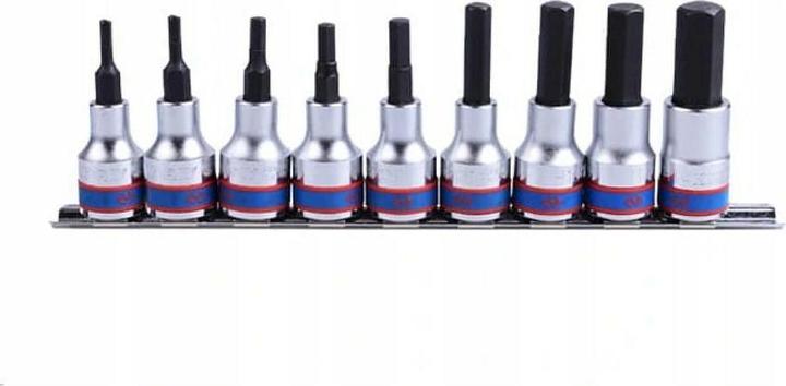 Actual product image King Tony - 9pc 1/2 Hex Bit Socket Set 80 mm