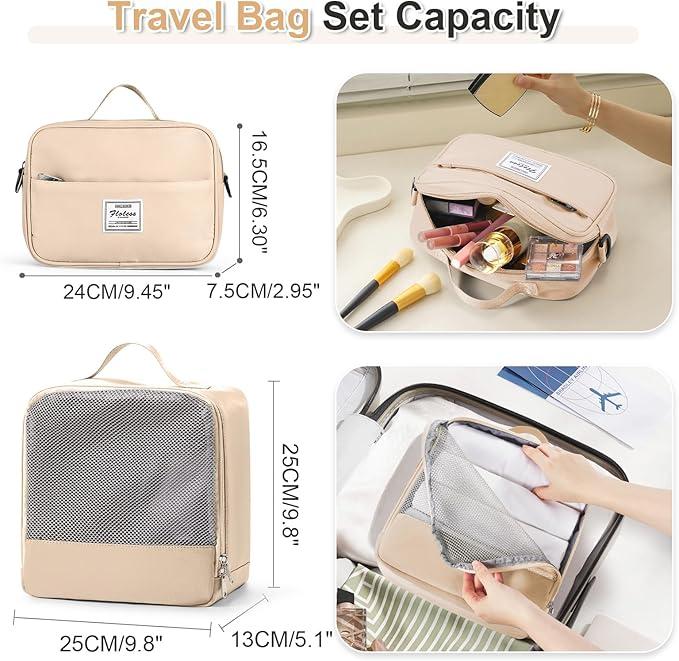 Image du produit Only-Bags.Store 3pcs Voyage avec un grand Carry-on sac, un sac de sport, et un bagage étanche