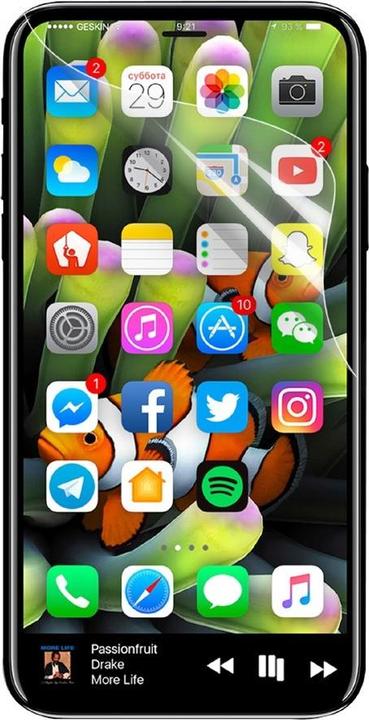 Screenguard Premium Display Schutzfolie (1 Stück, Apple iPhone 11 Pro, Apple iPhone XS)