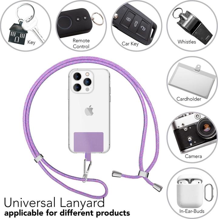 Produktbild Nalia Universal Handykette zum Umhängen mit Pad
