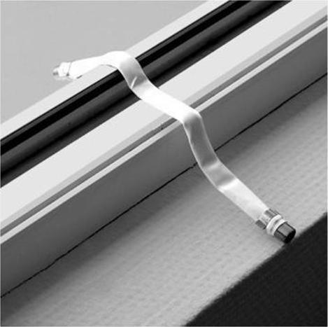 Actual product image Axing Window lead-through 29cm (75 dB, Window bushing)